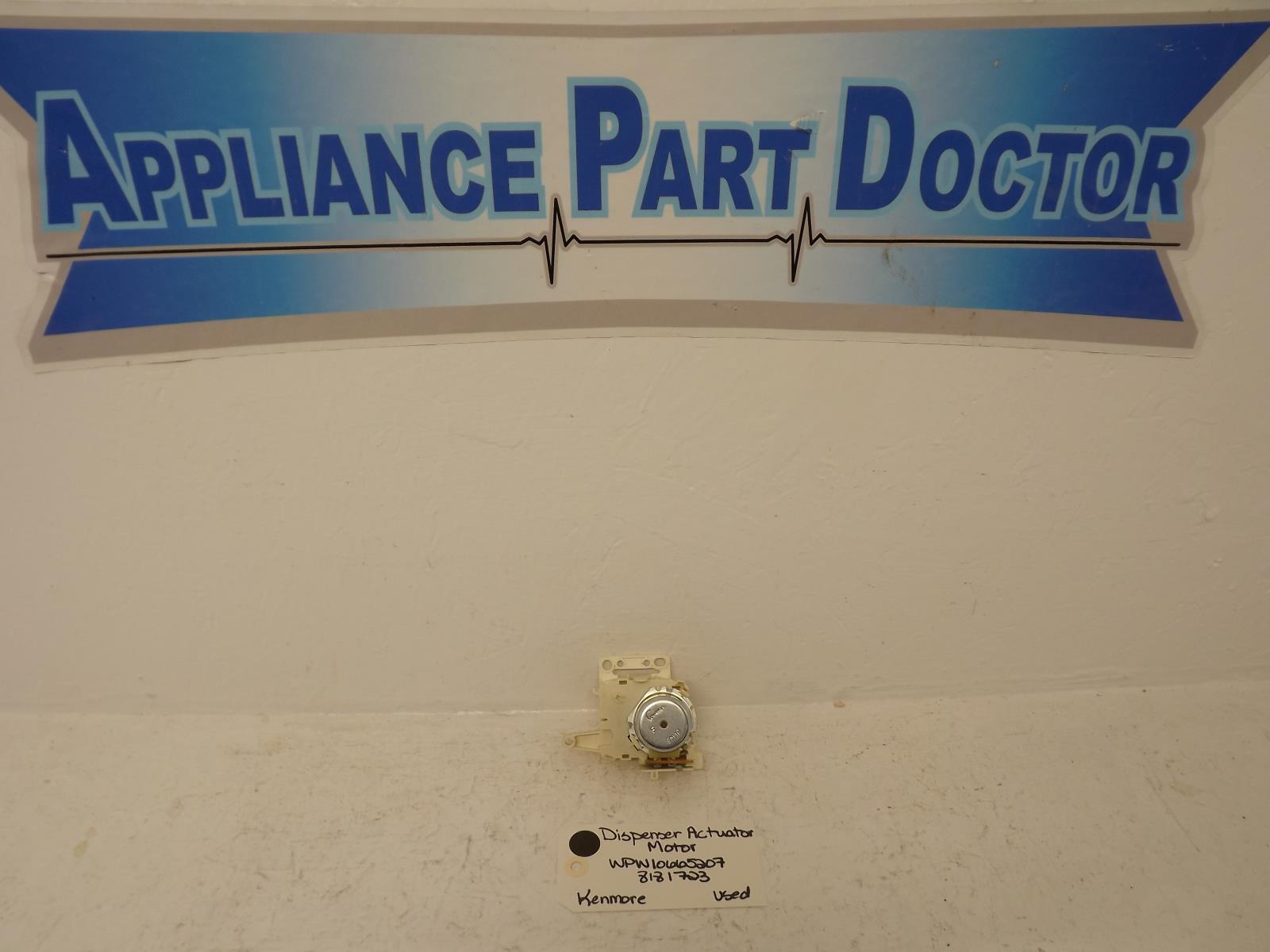 Kenmore Washer WPW10665207 8181723 Dispenser Actuator Motor Used Kenmore Washer WPW10665207 8181723 Dispenser Actuator Motor Used
